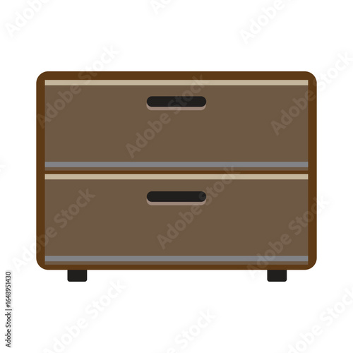chest of drawers isolated