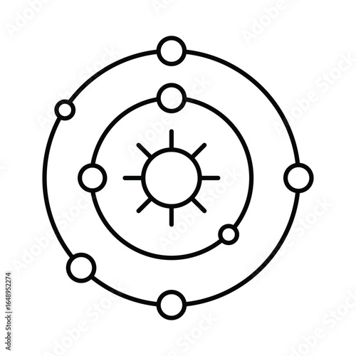 Astronomy Vector icon which can easily modify or edit