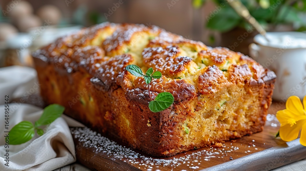 Fototapeta premium Freshly Grilled Steak with Juicy Texture and Perfectly Seared Surface