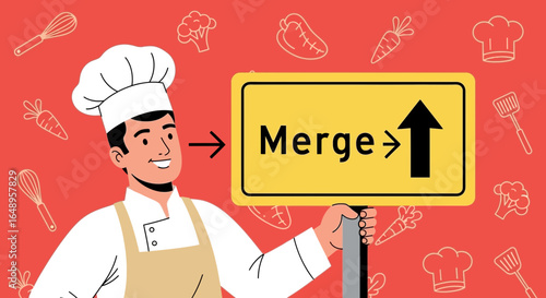 Culinary Merge Concept Chef Combining Tastes to Reach the Next Level of Flavor