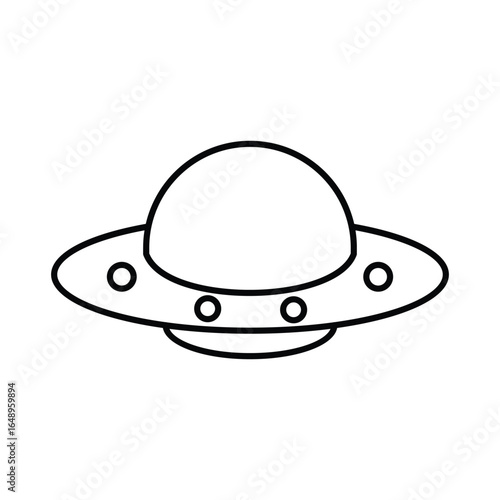 UFO Vector icon which can easily modify or edit
