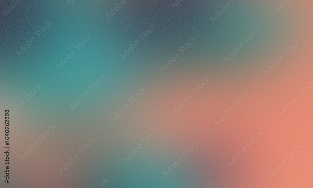 Naklejka premium Blurred gradient background with teal and coral colors, soft texture