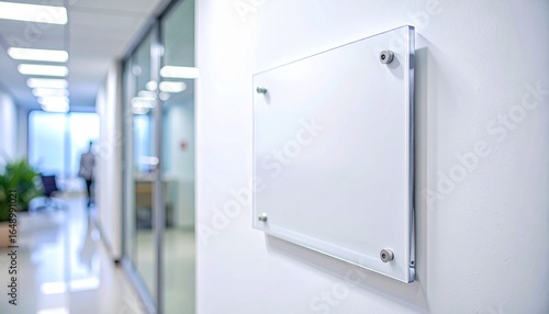 sign modern office wall