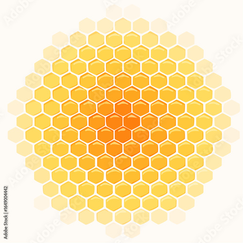 Honeycomb Hexagon Vector Pattern
