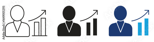 Business investor icon. Investor vector icon , vector illustration .