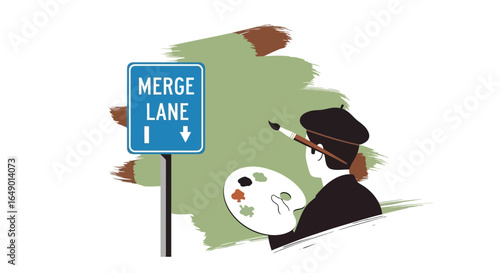 Metaphoric Image Of Artistic Creativity And Navigational Guidance For Life