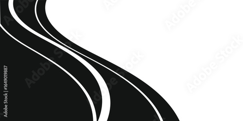 Background with irregular, chaotic dots, points, circle. Random halftone. Pointillism style. Black and white colour. Vector illustration