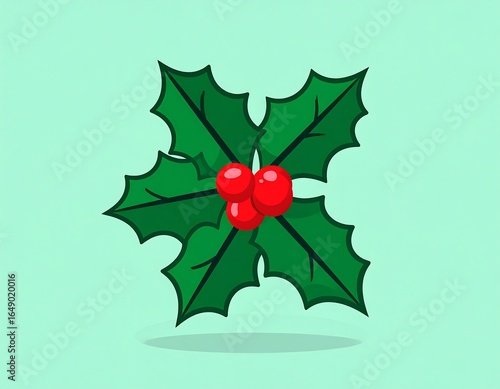 Christmas holly graphic (1)