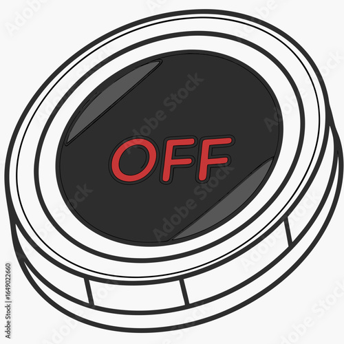 Off Button Icon.

