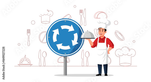 Order Roundabout Delivering Culinary Expertise Mastering Culinary Arts Seamless Service