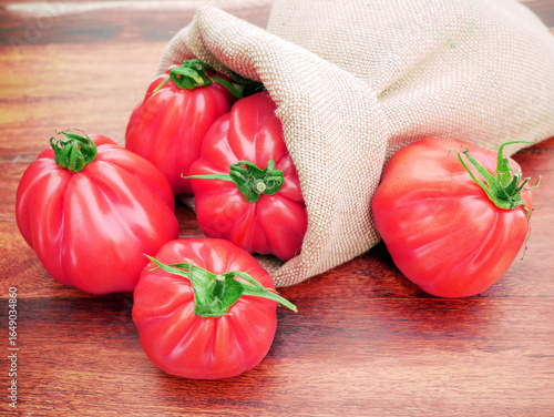 Delicious sweet raspberry tomatoes from Poland. Traditionally naturally grown, healthy and organic food. 