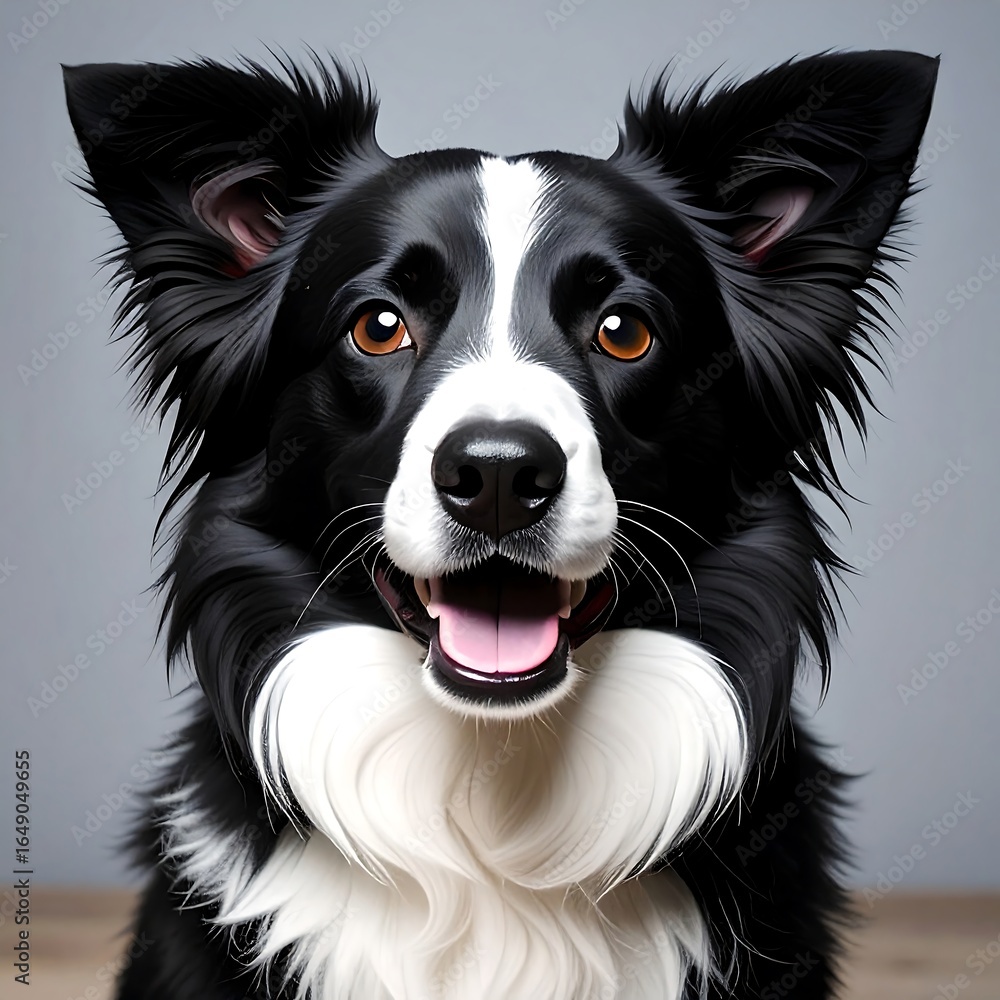 Fototapeta premium Happy Border Collie portrait