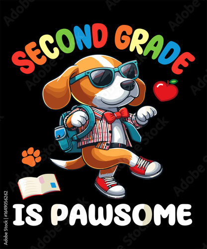 Dog back to school design for teacher and students who love dogs and surprise your classroom in your first day of school, Perfect Gift Idea for Boys Girls Teachers dog lovers, and owners to celebrate 