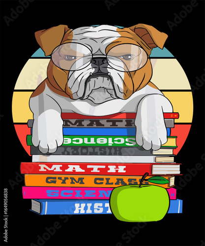Dog back to school design for teacher and students who love dogs and surprise your classroom in your first day of school, Perfect Gift Idea for Boys Girls Teachers dog lovers, and owners to celebrate 