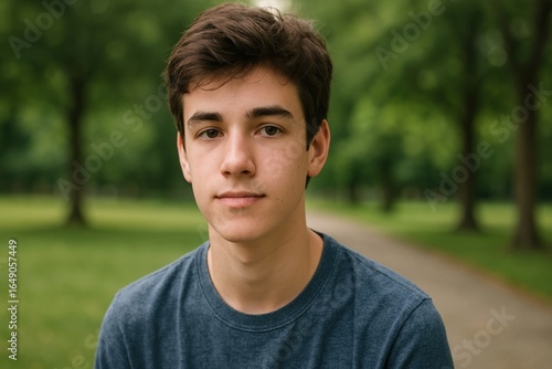 Young man outdoors portrait