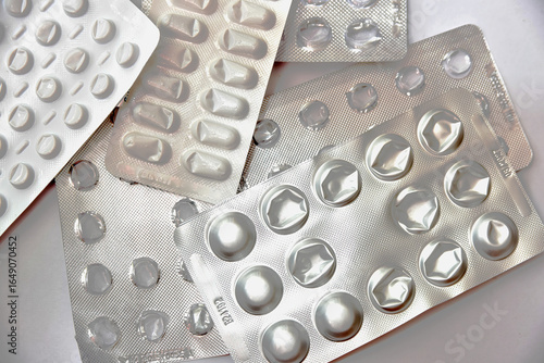 used pill blister packs
