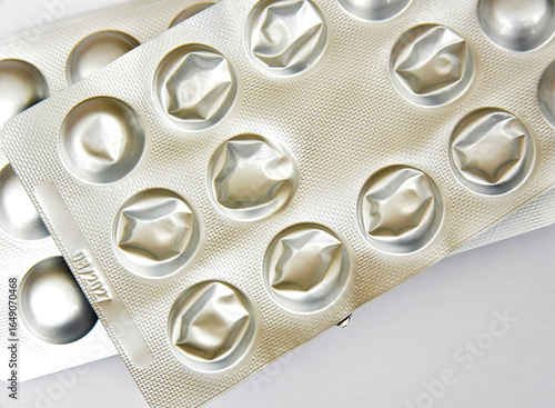 used pill blister packs
