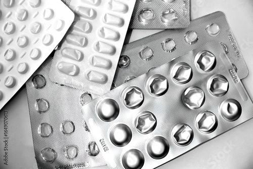 used pill blister packs
