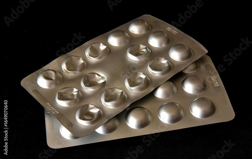 used pill blister packs
