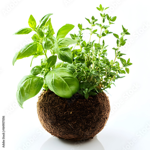 fresh vegetables on white background