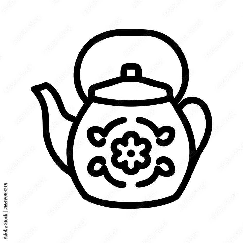 Fototapeta premium teapot isolated on white