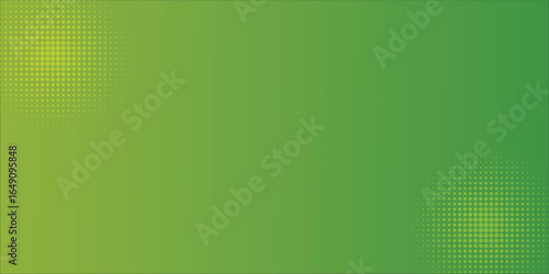 Vibrant Green Abstract Gradient Background With Halftone Dot Patterns