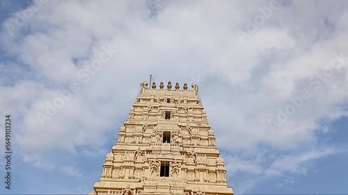 the timelapse mallikarjuna swamy in hindu temple srisilam lord of shiva in Andhra pradesh india