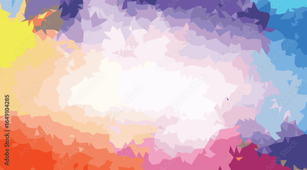 Obraz premium Abstract Colorful Geometric Shapes background