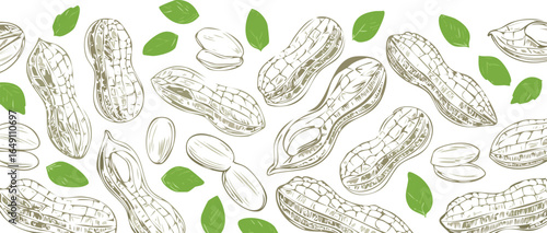 peanuts isolated on transparent png.vector.nut, peanut, brown, food, snack, clipping path, tan, cut out, flying, beige, color image, design element,