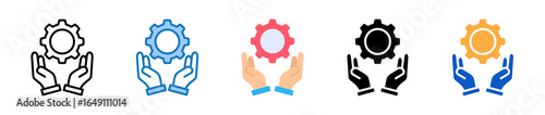 Support multiple style icons set design vector illustration. 