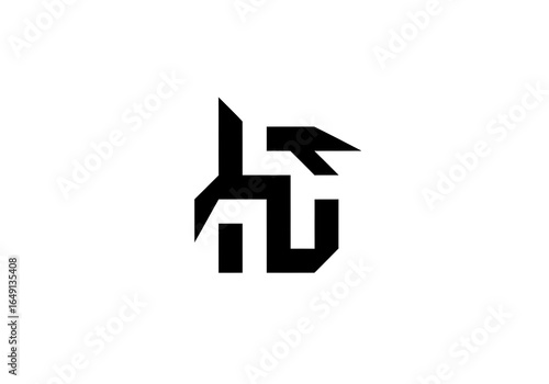 Free Download Abstract Geometric Logo Design HU - GFXLoad