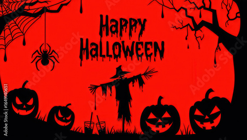 Spooky Halloween Night A Crimson Scarecrow's Dreamy Halloween Night (485).png