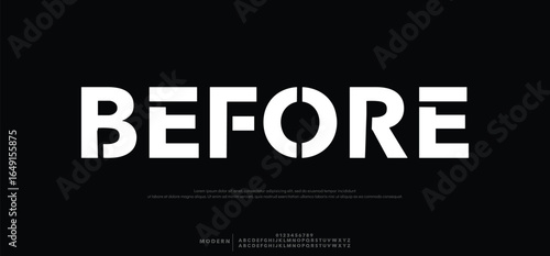 incomplete minimal cut alphabet capital lettering a to z font family