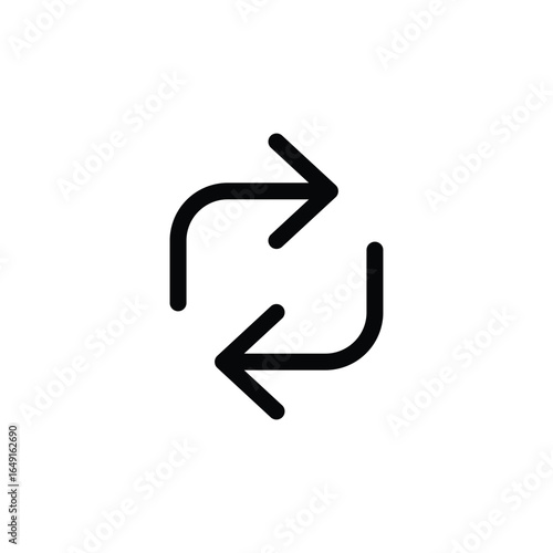 Instagram repost social media icon. Repost button symbol modern, simple, vector, icon for website design, mobile app, ui. Vector Illustration