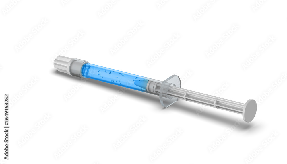 3D rendering of a teeth whitening syringe isolated on a transparent background 3D rendering of a teeth whitening syringe isolated on a transparent background