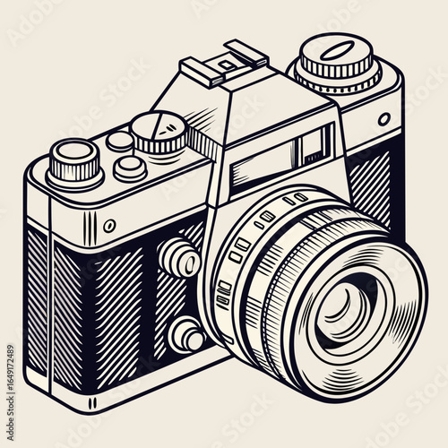 retro photo camera