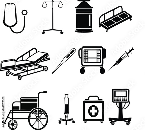 Hospital Icons Set