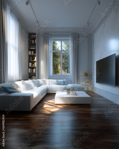 Modern Living Room with Natural Light