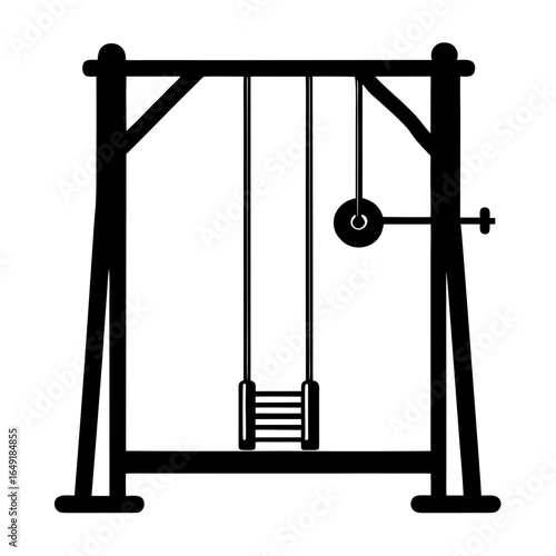 window on a swing