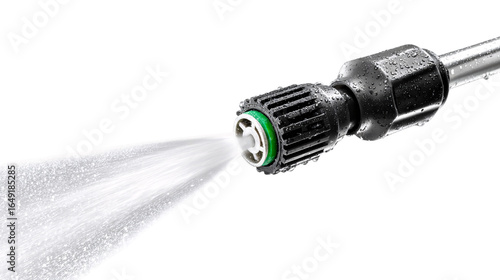 Powerful Pressure Washer Cleaning with Forceful Water Spray