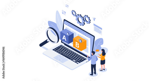 Analyzing website performance through a b testing methodologies for improved user experience and conversion rates