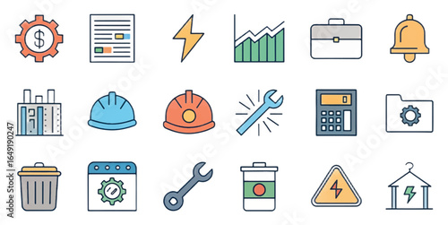 Cloud Computing Icons — Modern Storage, Security, Networking, Servers & DevOps Symbols