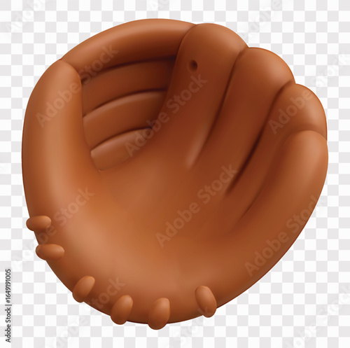 Sport Equipment Vector Icon Set | 3D icon set | Baseball glove