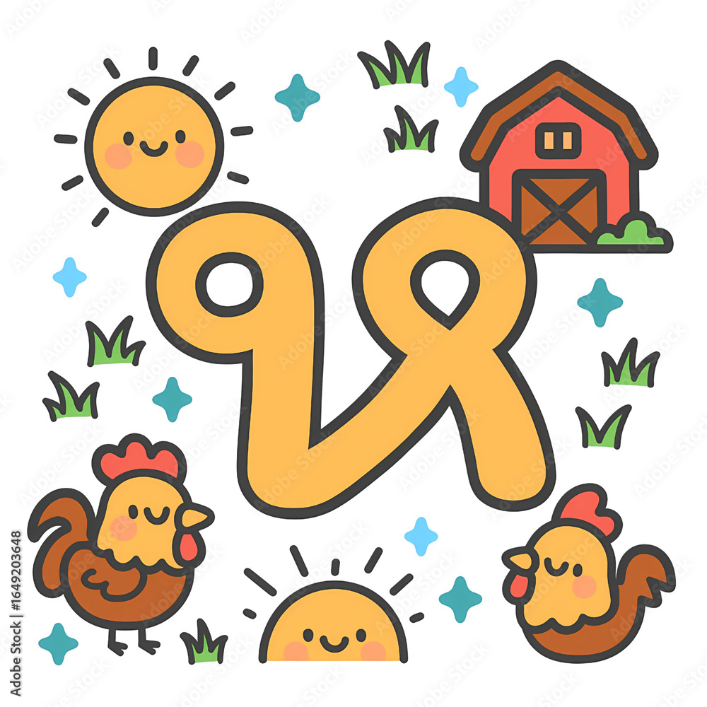 Naklejka premium Thai characters 