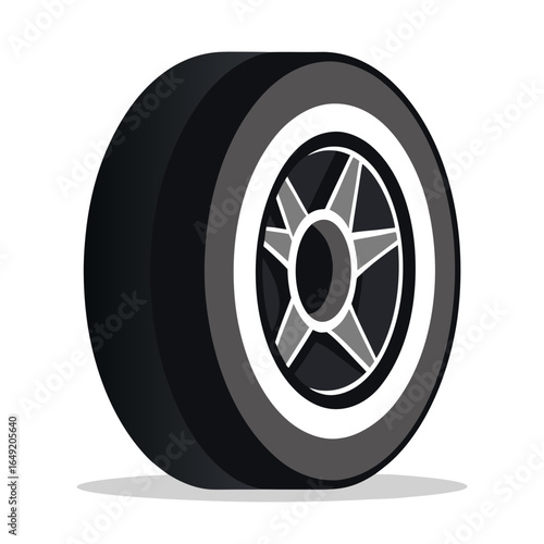 car wheel vector illustration