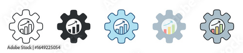 Improvement Icon Set Multiple Style Collection