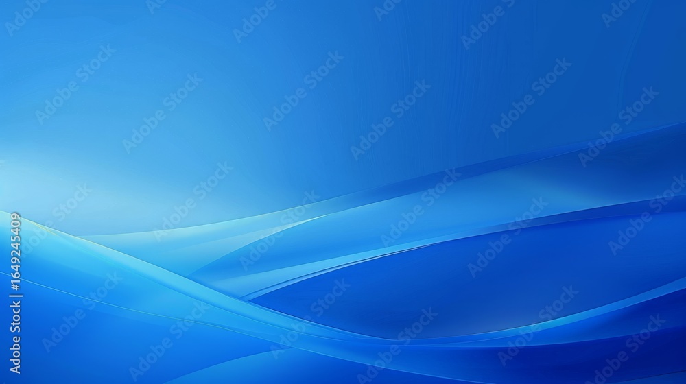 Fototapeta premium Minimal Clean Blue Abstract Background with Soft Gradient and Subtle Diagonal Shapes, Empty Copy Space for Business Presentation