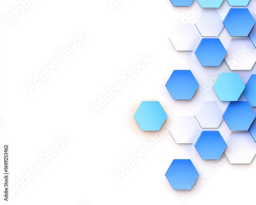 Hexagon gradient pattern