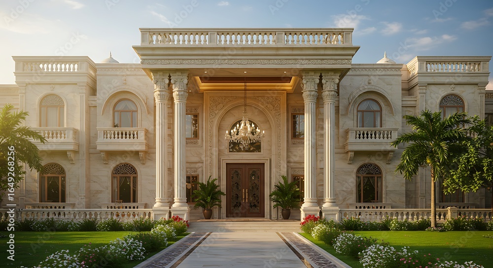 Fototapeta premium Architectural masterpiece showcasing exceptional craftsmanship