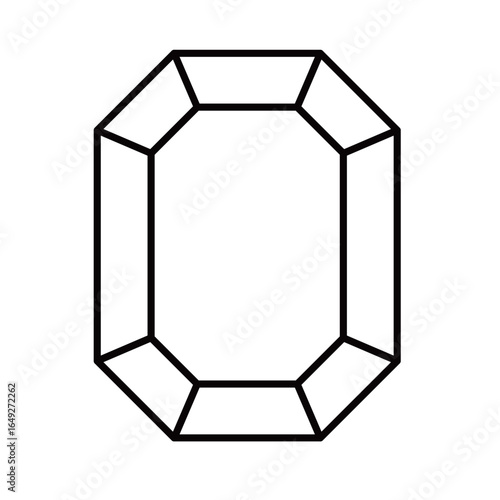 シンプルな宝石のイラスト